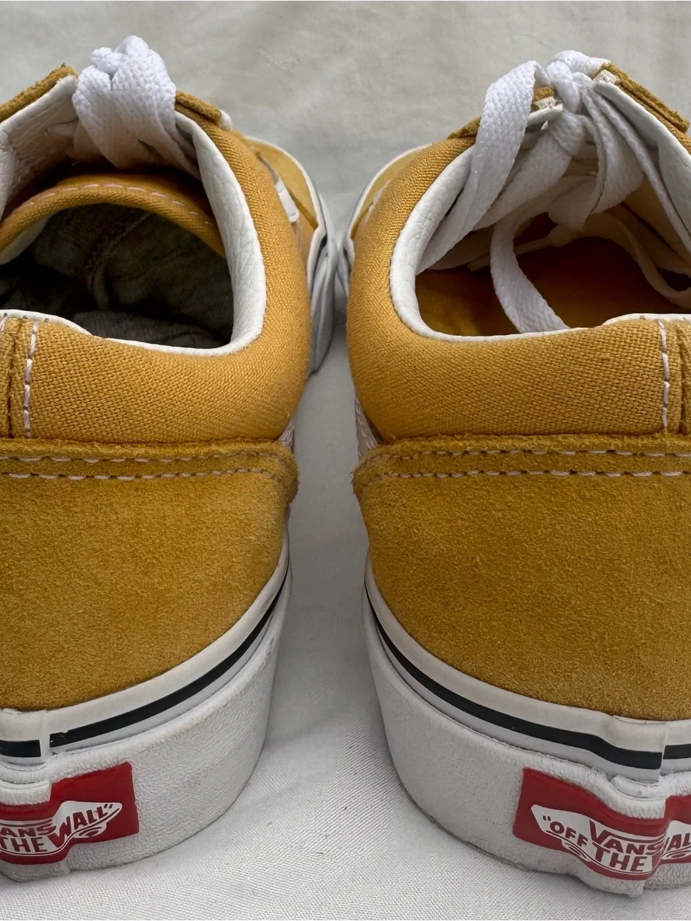 Vans yellow suede